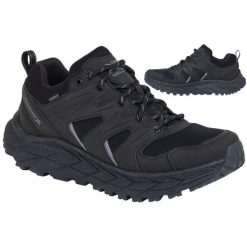 Buty turystyczne męskie Karrimor Kestral Low. Czarne buty zimowe męskie Karrimor, bez wzorów, bez obcasa, bez zapięcia. Za 414.99 zł.