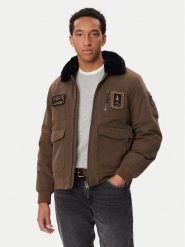 Aeronautica Militare Kurtka zimowa 262AB3108UCT03151 Brązowy Regular Fit. Brązowe kurtki męskie Aeronautica Militare, na zimę, m, bez wzorów, bez kaptura. Za 1,669.00 zł.