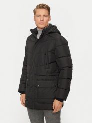 Geox Kurtka zimowa Leitan M4628B T3144 F9000 Czarny Regular Fit. Czarne kurtki męskie Geox, na zimę, m, bez wzorów, z syntetyku, bez kaptura. Za 919.99 zł.