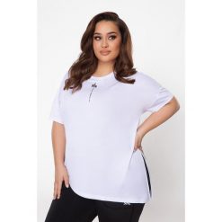 Koszulka fitness damska Rough Radical Kip Plus size. Białe bluzki damskie ROUGH RADICAL, plus size, bez wzorów, sportowe, bez kołnierzyka, plus size, bez ramiączek. Za 109.00 zł.