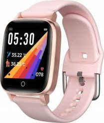 Smartwatch Bemi Ter Różowy. Czerwone zegarki smartwatch BEMI, bez wzorów. Za 169.00 zł.