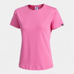 T-shirt damski Joma Desert Pink, krótki rękaw, 100% bawełna, XL. Czerwone t-shirty damskie Joma, xl, bez wzorów, z bawełny, sportowe, bez kołnierzyka, bez ramiączek. Za 129.99 zł.
