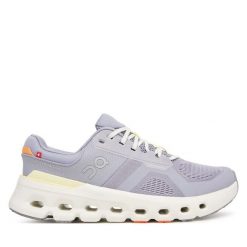 Buty do biegania On. Fioletowe obuwie sportowe damskie On, bez wzorów, bez zapięcia, do biegania. Za 659.99 zł.
