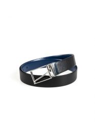 Bikkembergs Pasek | E2CPME351214 | Mężczyzna | Czarny, Niebieski. Czarne paski męskie Bikkembergs, ze skóry. W wyprzedaży za 269.00 zł.