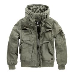 Kurtka Brandit Bronx. Zielone kurtki męskie Brandit, l, bez wzorów, z materiału, eleganckie, bez kaptura. Za 462.05 zł.