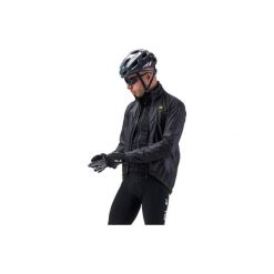Kurtka rowerowa męska Alé Cycling Klimatik Guscio Light Pack. Czarne kurtki męskie ALÉ CYCLING, m, bez wzorów, bez kaptura, rowerowe. W wyprzedaży za 388.99 zł.