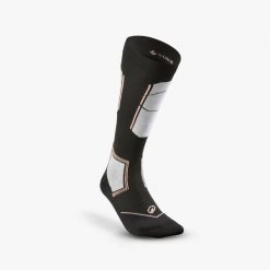 Second Life - Skarpety narciarskie dla dorosłych Wedze 500... - Stan Doskonały. Czarne skarpetki damskie WED'ZE, bez wzorów, z dzianiny. Za 41.99 zł.