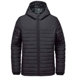 Męska Pikowana Bluza Z Kapturem Nautilus. Czarne bluzy sportowe męskie STORMTECH, m, bez wzorów, z kapturem. Za 447.99 zł.