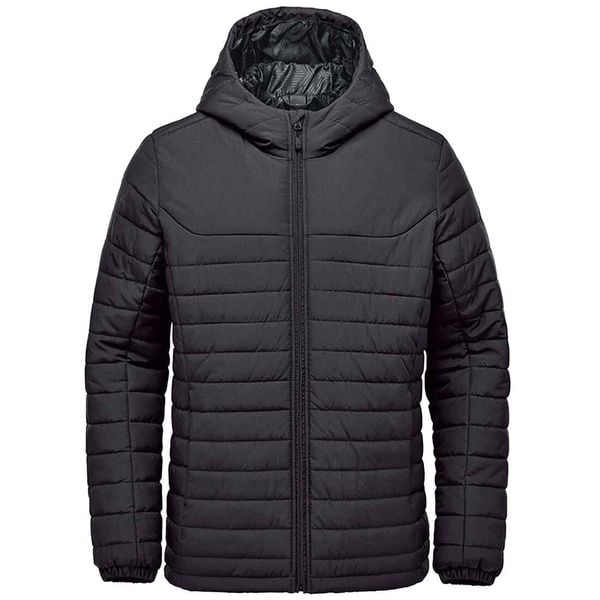 Męska Pikowana Bluza Z Kapturem Nautilus. Czarne bluzy sportowe męskie STORMTECH, m, bez wzorów, z kapturem. Za 447.99 zł.