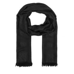 Szal Armani Exchange. Czarne szaliki damskie Armani Exchange, bez wzorów. Za 404.99 zł.