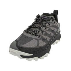Buty Damskie. Szare obuwie trekkingowe damskie Merrell, z gumy, bez zapięcia. Za 461.99 zł.