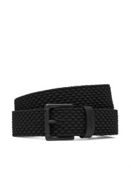 HUGO Pasek Męski 50558780 Czarny. Czarne paski męskie Hugo, z materiału. Za 339.99 zł.