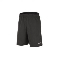 Spodnie treningowe męskie Nike Dry Fit Cotton 20. Czarne spodnie materiałowe męskie Nike, bez wzorów, z dresówki. Za 129.00 zł.