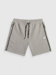 4F Spodenki kibica męskie - szare S. Szare szorty męskie 4F, bez wzorów, z dresówki. Za 149.99 zł.