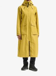 Płaszcz damski Didriksons Nadja Parka Long 4. Żółte parki damskie Didriksons, l, bez wzorów, bez kaptura. Za 825.50 zł.