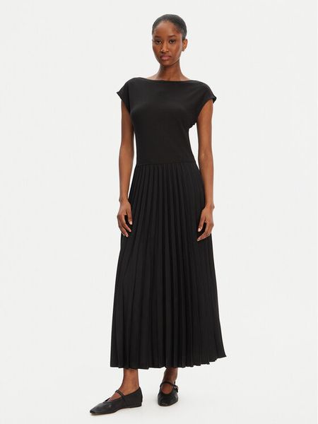 Tommy Hilfiger Sukienka codzienna WW0WW44491 Czarny Regular Fit. Czarne sukienki damskie Tommy Hilfiger, na co dzień, xxs, bez wzorów, z syntetyku, bez kołnierzyka, bez ramiączek, proste. Za 529.99 zł.