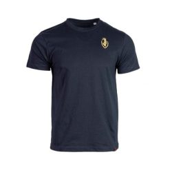 Koszulka Pogoń Szczecin - Gryf. Bluzki damskie POGOŃ, m, bez wzorów, z bawełny, sportowe, bez kołnierzyka, bez ramiączek. Za 79.99 zł.