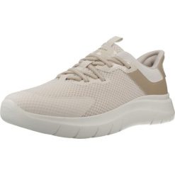 Buty GEOX D PLUMMERY PLUS Beżowy. Brązowe obuwie sportowe damskie Geox, bez wzorów, bez zapięcia. Za 386.99 zł.