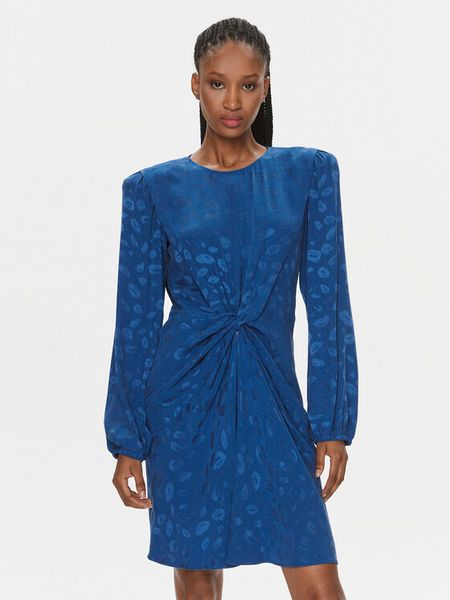 HUGO Sukienka codzienna Kaminna 50504499 Niebieski Regular Fit. Niebieskie sukienki damskie Hugo, na co dzień, bez wzorów, z wiskozy, bez kołnierzyka, bez ramiączek, proste. Za 689.99 zł.