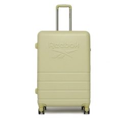 Walizka duża Reebok. Zielone walizki damskie Reebok, bez wzorów, duże. Za 349.99 zł.