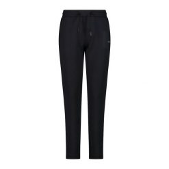 Spodnie sportowe damskie CMP 34L0736U901. Czarne spodnie dresowe damskie CMP, bez wzorów, z dresówki, sportowe, trekkingowe. Za 405.00 zł.