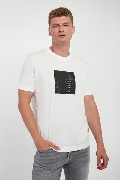 T-shirt męski Emilian JOOP! JEANS. T-shirty męskie JOOP! Jeans, m, bez wzorów, z jeansu, bez kołnierzyka, bez ramiączek. Za 319.00 zł.