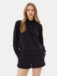Calvin Klein Jeans Bluza Placed Institutional J20J225364 Czarny Regular Fit. Czarne bluzy damskie Calvin Klein Jeans, s, bez wzorów, z bawełny, bez ramiączek, bez kaptura. Za 249.99 zł.