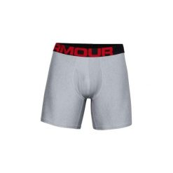 Bokserki męskie Under Armour UA Tech 6 In 2 szt. Szare bokserki męskie Under Armour, bez wzorów. Za 89.99 zł.