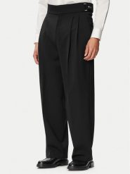 HUGO Spodnie garniturowe Fedix 263X 50565572 Czarny Modern Fit. Czarne eleganckie spodnie męskie Hugo, bez wzorów, z materiału. Za 899.99 zł.