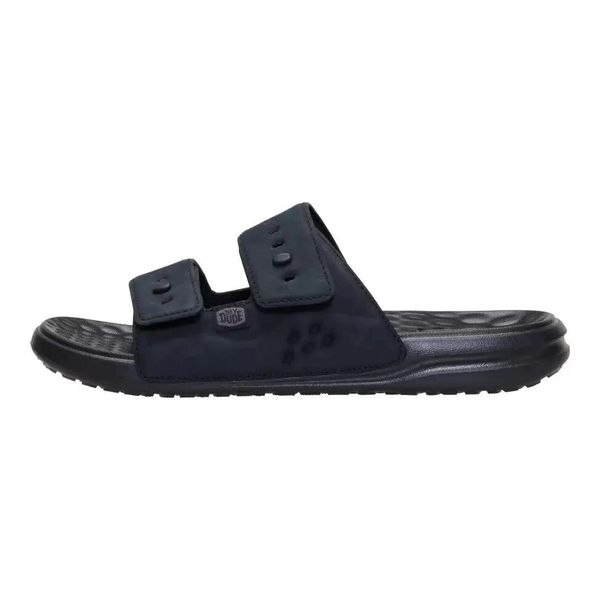 HeyDude Męskie Klapki WAVE 2 STRAP SLIDE CLASSIC. Czarne klapki męskie Hey dude, bez wzorów, z materiału, bez zapięcia. Za 199.00 zł.