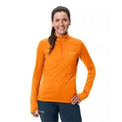 Bluza trekkingowa damska Vaude Livigno Halfzip II techniczna. Brązowe bluzy damskie Vaude, m, bez wzorów, z hardshellu, sportowe, bez ramiączek, bez kaptura. Za 159.24 zł.