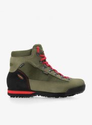 Buty trekkingowe męskie AKU Slope GTX. Zielone trekkingi męskie Aku, z gore-texu, przed kolano, bez zapięcia. Za 818.39 zł.