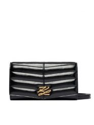 KARL LAGERFELD Torebka B3W30359 Czarny. Czarne listonoszki damskie KARL LAGERFELD, bez wzorów, ze skóry, bez dodatków. Za 779.99 zł.
