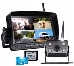 Wideorejestrator Mbg Line ZESTAW FullHD MONITOR KAMERA COFANIA BEZPRZEWODOWY REJESTRATOR + 64GB CN4. Wideorejestratory Mbg Line. Za 1,471.80 zł.