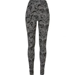 Legginsy damskie Urban Classics Soft AOP. Czerwone legginsy damskie Urban Classics, bez wzorów, z dżerseju. Za 76.15 zł.