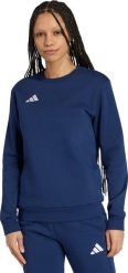 Adidas Bluza damska adidas Entrada 26 Sweat Top granatowa KB3952 2XL. Bluzy damskie Adidas, xl, bez wzorów, bez ramiączek, bez kaptura. Za 214.91 zł.