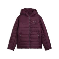 Damska kurtka wyścielana Essentials z kapturem PUMA. Czerwone kurtki sportowe damskie Puma, na jesień, xl, bez wzorów, z materiału, bez ramiączek, z kapturem, trekkingowe. Za 399.00 zł.