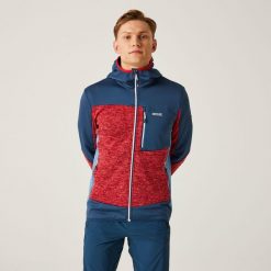 Cadford VI męska bluza z kapturem. Czerwone bluzy męskie Regatta, m, bez wzorów, z kapturem, trekkingowe. W wyprzedaży za 149.99 zł.