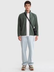 Bluza męska polarowa rozpinana khaki Malkom 303. Zielone bluzy sportowe męskie BIG STAR, l, bez wzorów, z polaru, bez kaptura. W wyprzedaży za 209.99 zł.