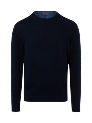 Finshley & Harding Sweter z zawartością kaszmiru Mężczyźni Bawełna niebieski, L. Niebieskie swetry męskie Finshley & Harding, l, bez wzorów, z bawełny, bez kołnierzyka, bez ramiączek. Za 199.95 zł.