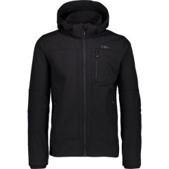 Kurtka softshell męska CMP. Czarne kurtki sportowe męskie CMP, na lato, m, bez wzorów, z elastanu, bez kaptura, outdoorowe. Za 343.10 zł.