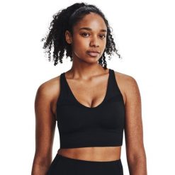 Biustonosz dla kobiet Under Armour Smartform Evo Mid. Czarne bielizna sportowa damska Under Armour, s, bez wzorów. Za 294.50 zł.