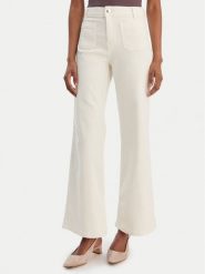 Marella Spodnie materiałowe Baschi 2615131251 Écru Regular Fit. Spodnie materiałowe damskie Marella, bez wzorów, z bawełny. Za 539.99 zł.