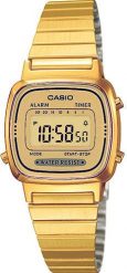 Zegarek Casio Zegarek damski Retro złoty (LA670WEGA-9EF). Żółte zegarki damskie Casio, złote. Za 158.37 zł.
