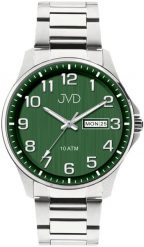 Zegarek JVD Zegarek JVD JE611.9 męski stalowy 43 mm . Szare zegarki męskie JVD, bez wzorów, ze stali. Za 269.00 zł.