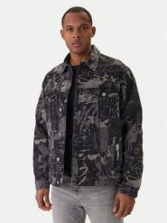 Karl Lagerfeld Jeans Kurtka jeansowa B1M14033 Szary Regular Fit. Szare kurtki męskie Karl Lagerfeld Jeans, l, bez wzorów, z bawełny, bez kaptura. Za 959.99 zł.