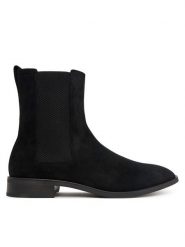 Calvin Klein Sztyblety Slim Ess Chelsea Su HM0HM02275 Czarny. Czarne botki męskie Calvin Klein, bez wzorów, ze skóry, bez obcasa, bez zapięcia. Za 699.99 zł.