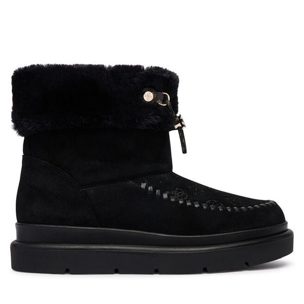 Śniegowce Guess. Czarne śniegowce damskie Guess, bez zapięcia. Za 714.99 zł.