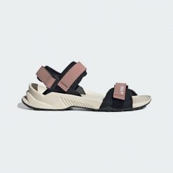 Sandały Terrex Hydroterra. Białe sandały męskie Adidas, na lato, bez wzorów, z gumy, klasyczne, bez zapięcia. Za 249.00 zł.