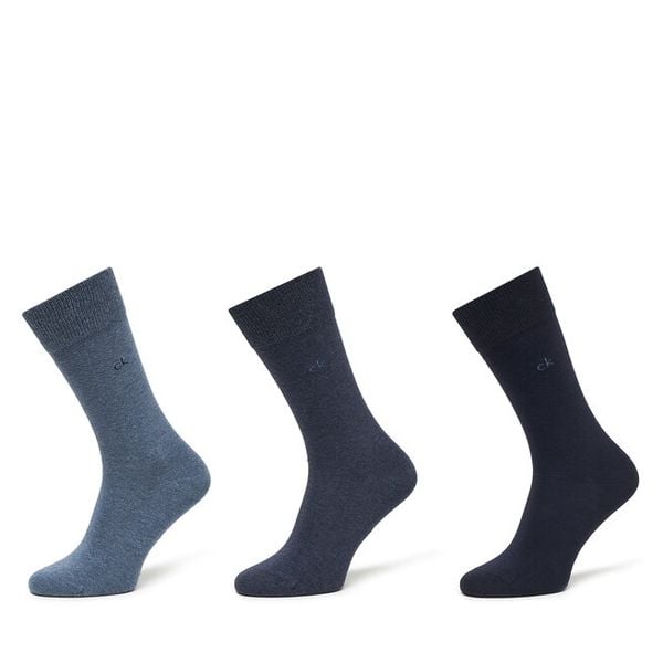 Skarpety długie Calvin Klein. Niebieskie skarpety męskie Calvin Klein, bez wzorów. Za 59.99 zł.